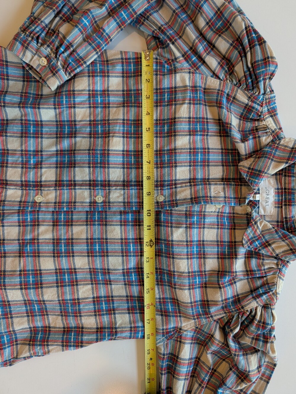 THE GREAT Tableau Top Market Plaid - Picture 8 of 9
